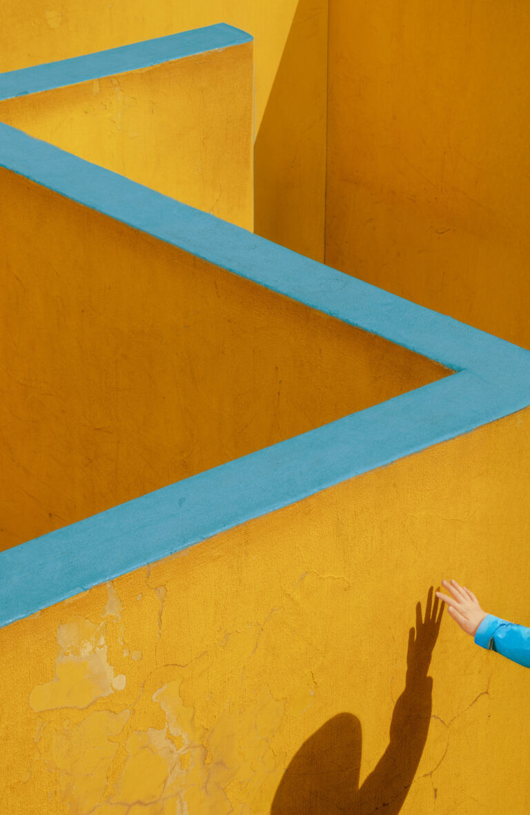 Touch the yellow wall