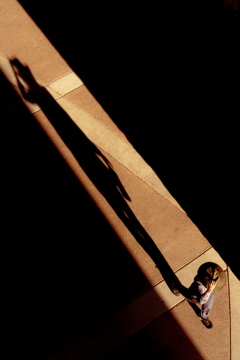 Facing the light