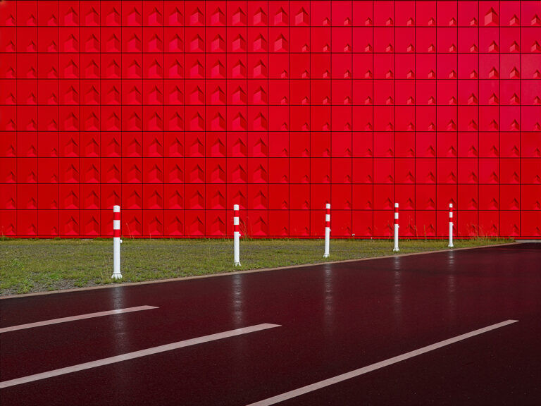 the red facade